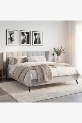 Moderná čalúnená posteľ s úložným priestorom, 180 × 200 cm